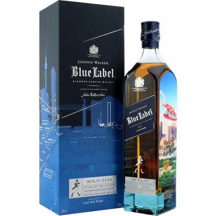 Johnnie Walker Blue Label City edition Berlin 40% 0,7L v kazete whisky datčekové balenie Bratislava alkohol Red Bear online