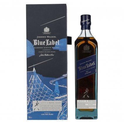 Johnnie Walker Blue Label City edition Mars 40% 0,7L v kazete whisky limitovaná edícia alkohol darčekové balenie Bratislava Red Bear online