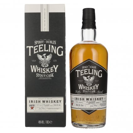 Teeling Stout Cask írska blended whiskey whisky red bear alkohol v darčekovom balení