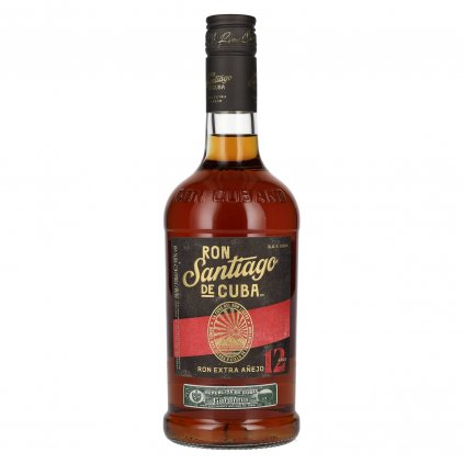 Ron santiago de cuba extra anejo 12y rum alkohol red bear bratislava