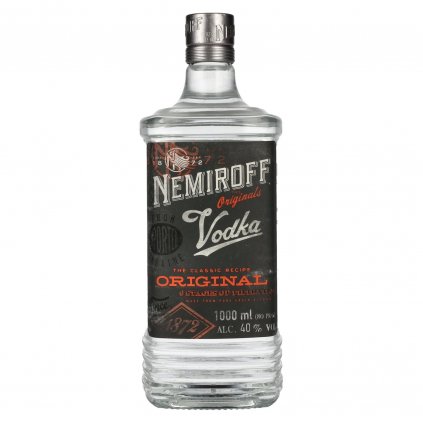 Nemiroff 40% 1L alkohol vodka red bear bratislava