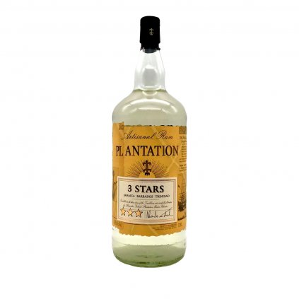 Plantation White 3 Stars 41,2% 1L red bear alkohol bratislava