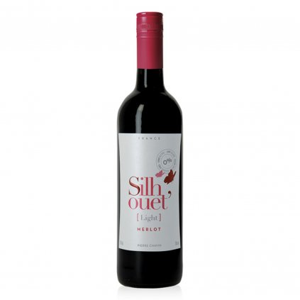 Pierre Silhouet merlot nealkoholické červené suché víno red bear bratislava alkohol distribúcia