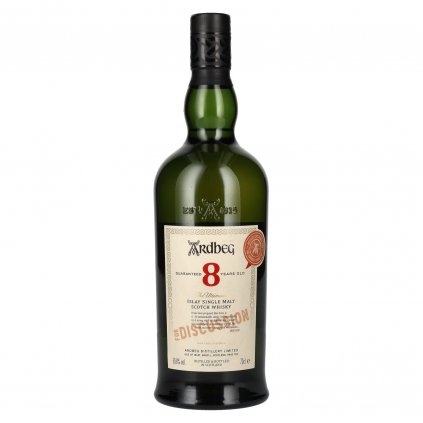 Ardbeg 8y Old Discussion škótska whisky red bear