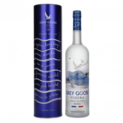 Grey Goose Maison Labiche 40% 1L v plechovej tube red bear alkohol bratislava