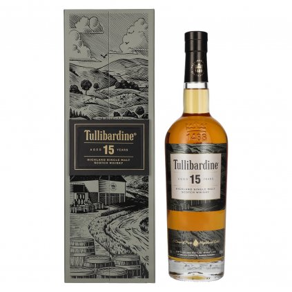 Tullibardine 15y škótska whisky red bear