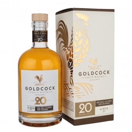 Goldcock 20y ročná česká whisky jelínek redbear alkohol online distribúcia bratislava veľkoobchod