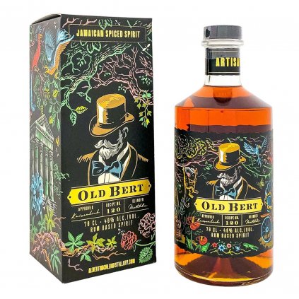 Old Bert spiced rum v kartóne Redbear alkohol online bratislava distribúcia veľkoobchod alkoholu