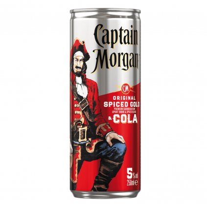 Captain Morgan & Cola 5% 0,25L Redbear alkohol online bratislava distribúcia veľkoobchod alkoholu