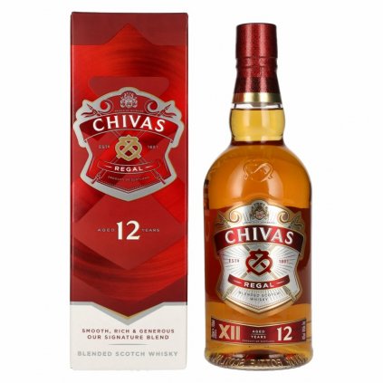 4530 chivas regal 12y 40 v kartone darcekove balenie red bear alkohol bratislava