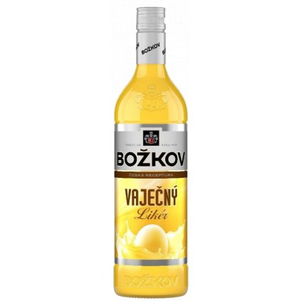 Vaječný likér (Božkov) 15% 0,5L Bratislava alkohol party oslava Red Bear