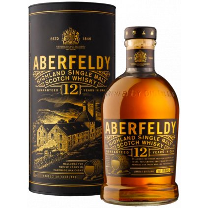 Aberfeldy 12y whisky alkohol Škótska Bratislava 0,7L v tube