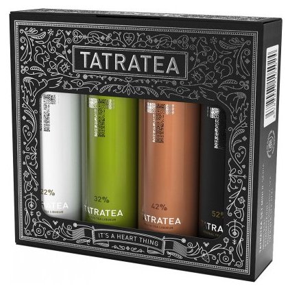 Tatratea mini set black 22-52% 4x 0,04L alkohol výhodné darčekové balenie Bratislava Red Bear online