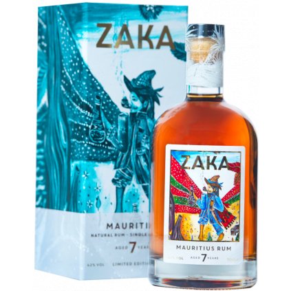 Zaka Rum Mauritius 42% 0,7L v kazete alkohol Bratislava Red Bear online darčekové balenie