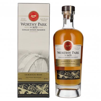 Worthy Park Single Estate Reserve 45% v kartóne red bear alkohol jamajka rum