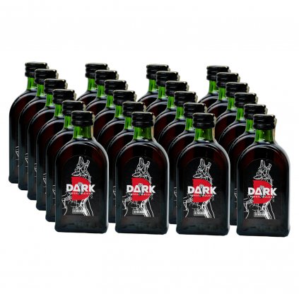 Demänovka Dark 35% 0,04L mini výhodné balenie 24 ks red bear alkohol