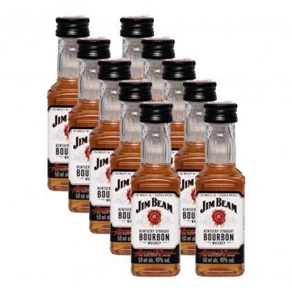 Jim Beam 40% 0,05L výhodné balenie red bear bratislava alkohol miniatúry