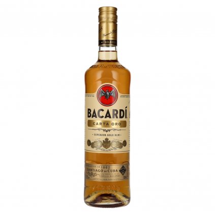 Bacardi Carta oro 37,5 1L tmavý rum redbear alkohol online distribúcia bratislava