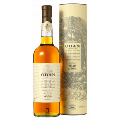 Oban 14-ročná 43% 0,7L v tube darčekové balenie Bratislava Red Bear alkohol whisky drink online