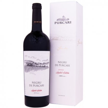 Purcari Negru de Purcari 0,75L 2017 Limited edition v kartóne víno alkohol bratislava red bear distribúcia moldavské víno