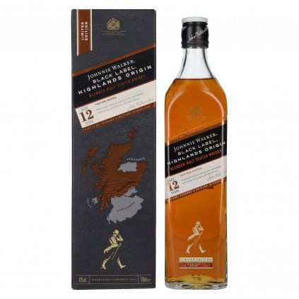 Johnnie Walker Black Label 12y HIGHLAND ORIGIN Limited Edition 42% 0,7L v kartóne whisky alkohol Bratislava Red Bear online darčekové balenie