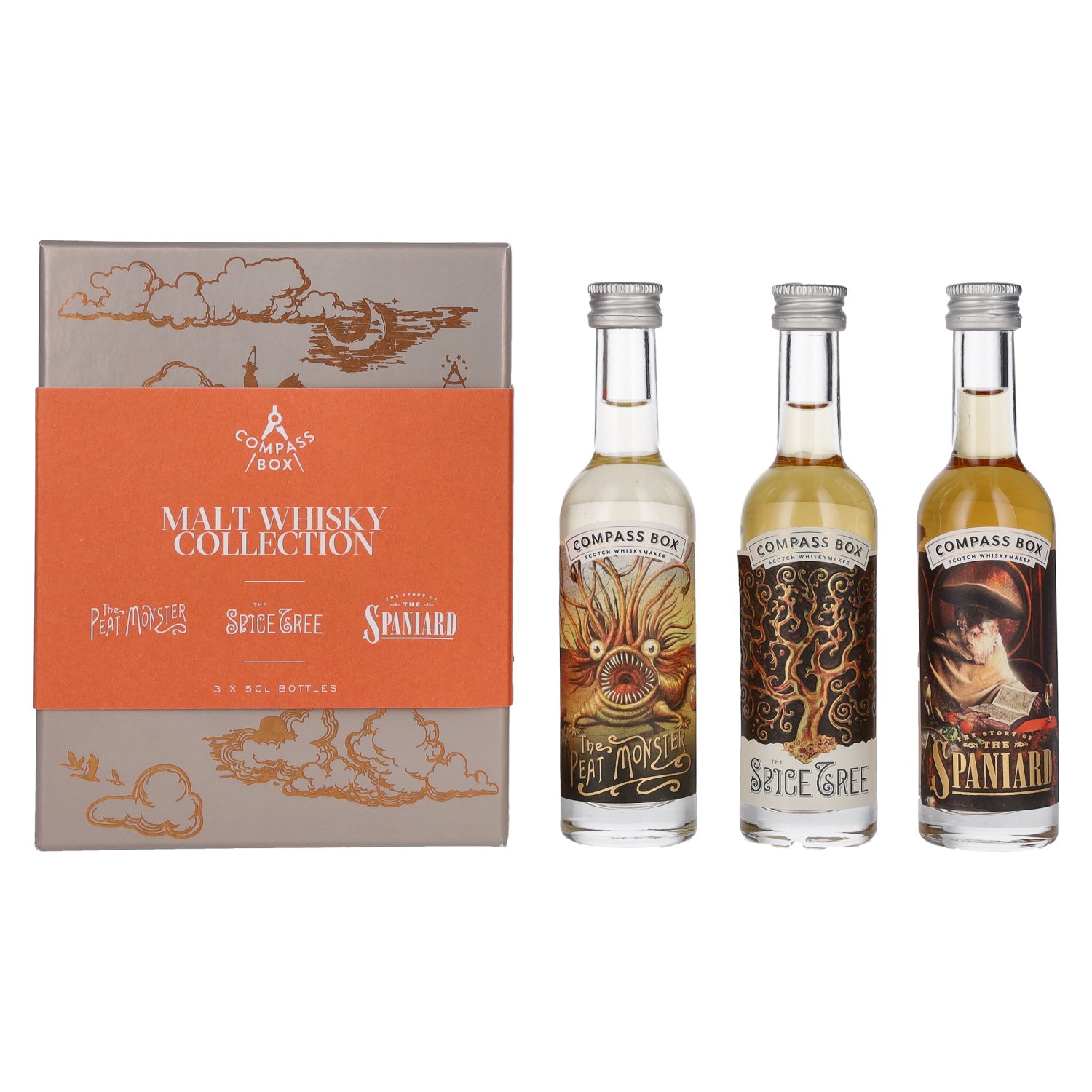 Compass Box Blended Malt Whisky Collection 45% 3x0,05L