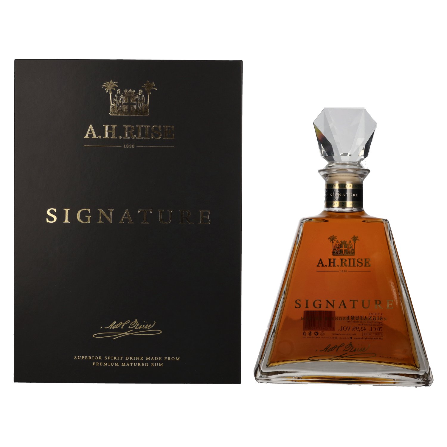 A.H. Riise Signature 43,9% 0,7 l (kazeta)