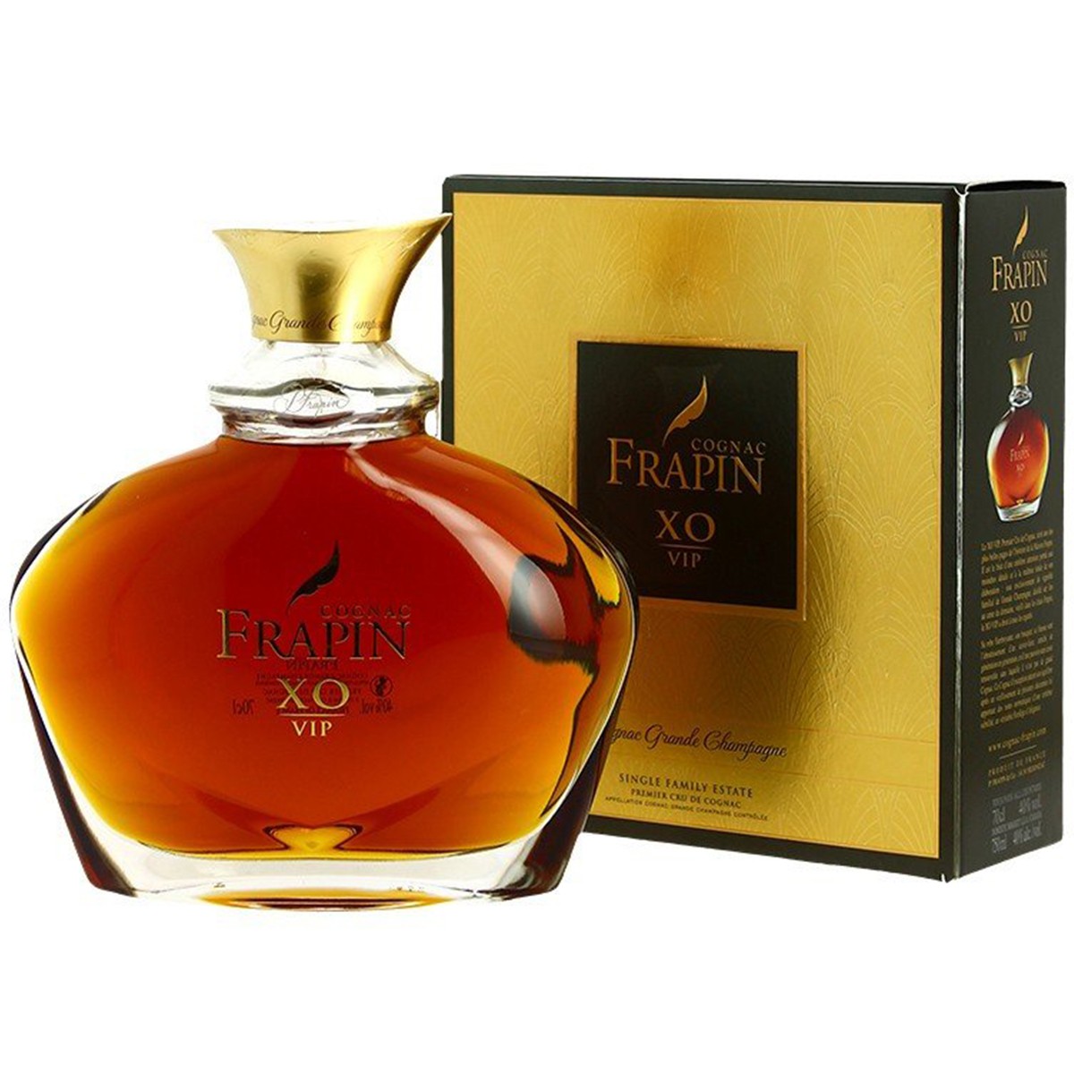 Frapin XO V.I.P. Cognac 40% 0,7L v kartóne