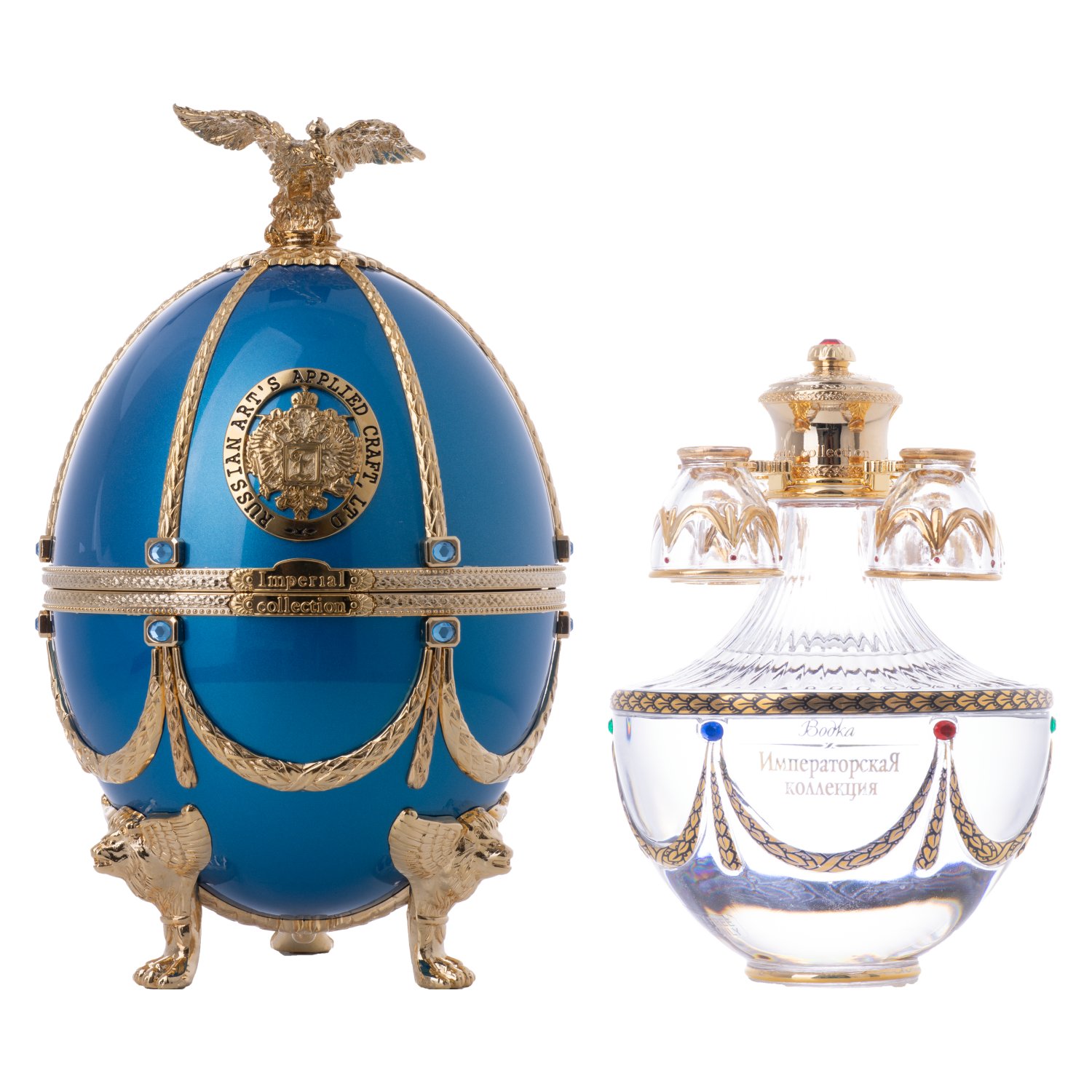 E-shop Caskaja Imperial Carskaja Imperial Collection Faberge tyrkysová 40% 0,7L
