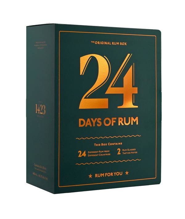 24 Days of Rum Rumový Kalendár 2022 43,7% 24 x 0,02 l (dárčekové balenie 2 poháre)