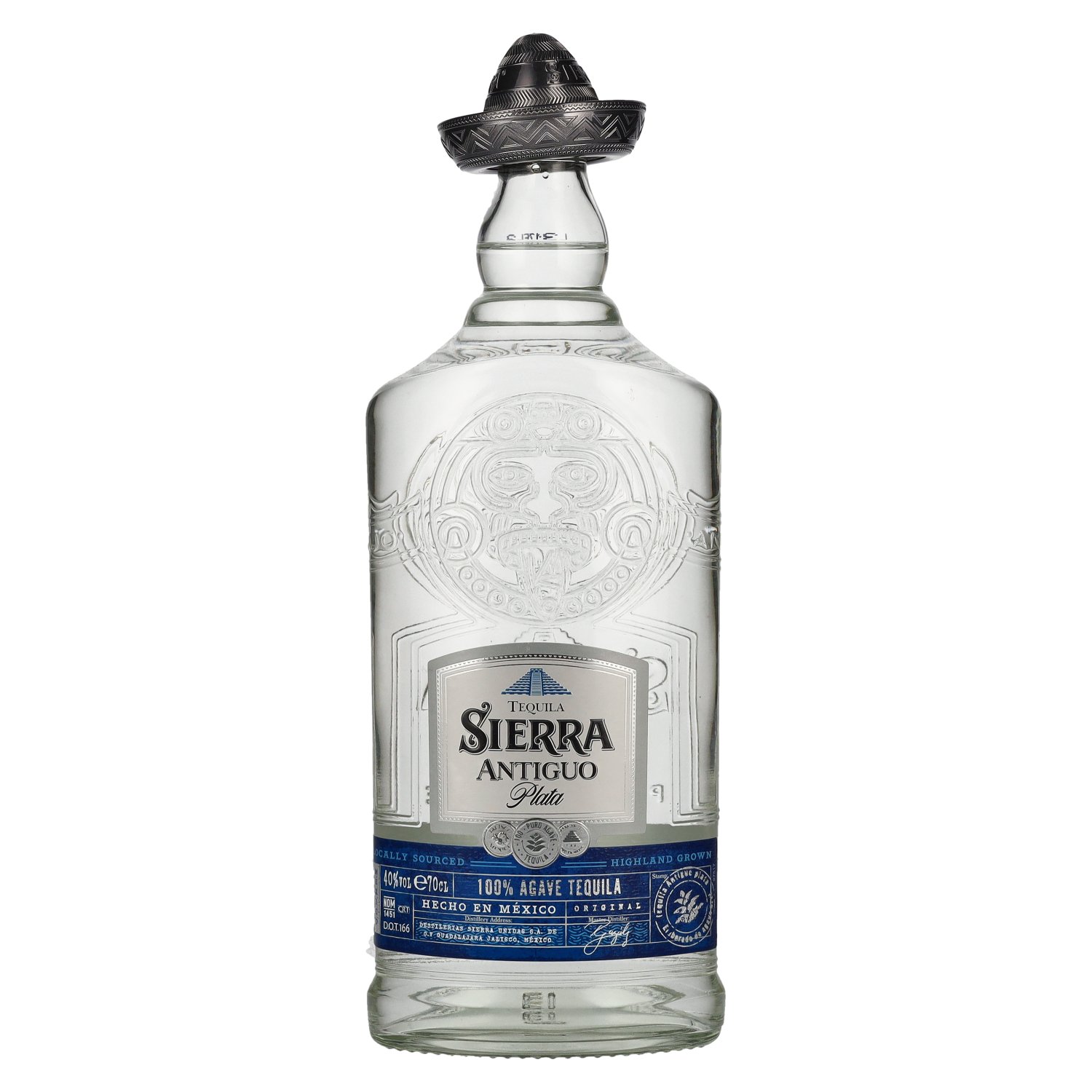 E-shop Sierra Antiquo Plata 100% de Agave, 40%, 0,7L (čistá fľaša)