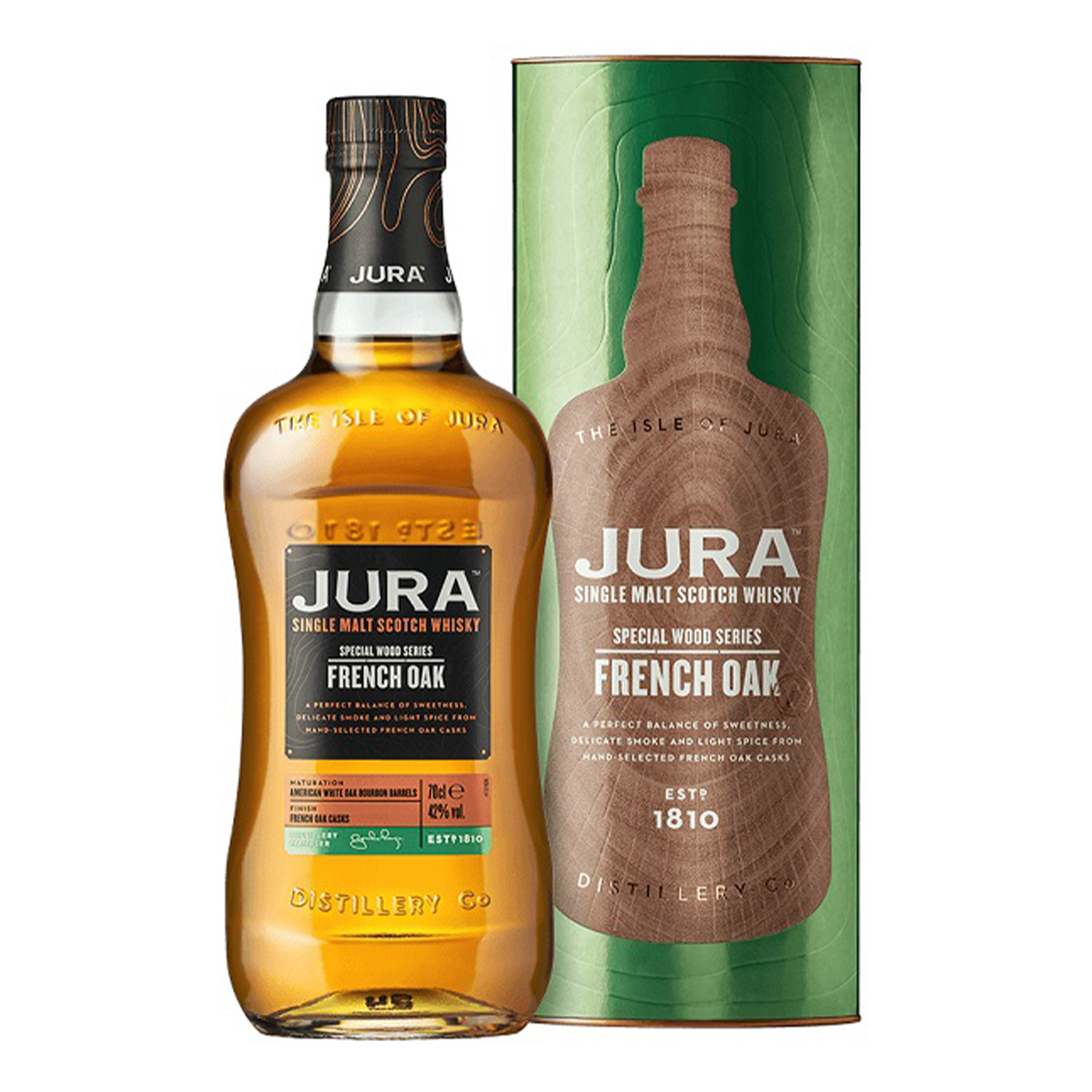 Isle of Jura French Oak 42% 0,7L v tube