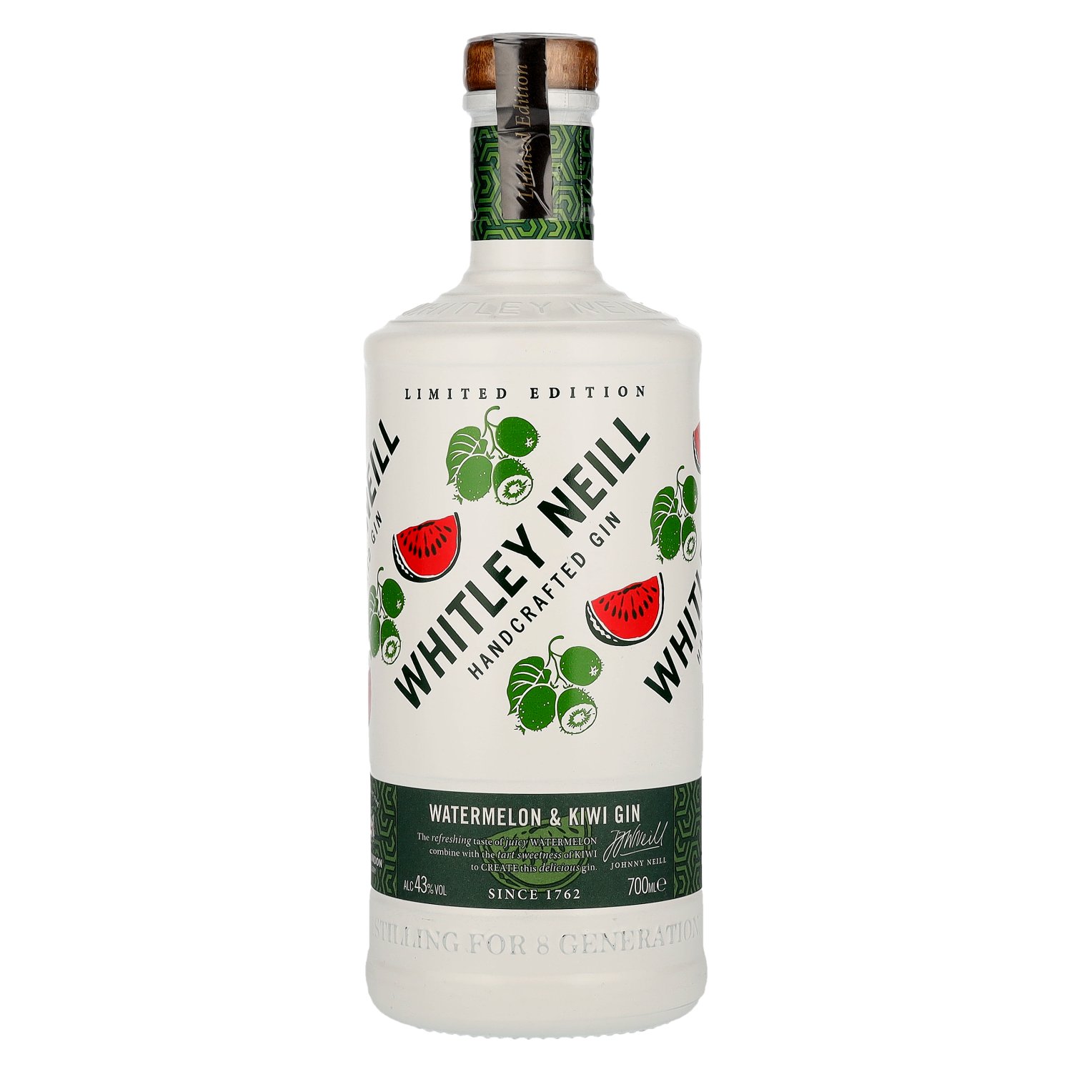 Whitley Neill Watermelon & Kiwi Gin 43% 0,7 l (čistá fľaša)