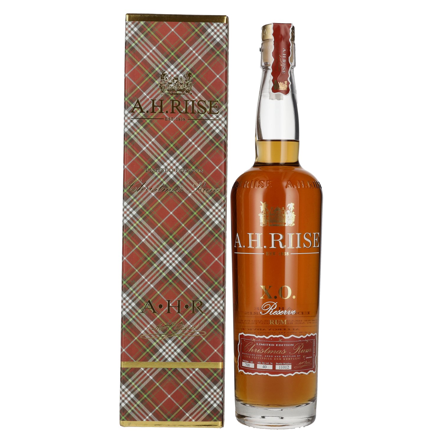 A. H. Riise XO Reserve Christmas Rum Old Edition 40% 0,7L v kartóne