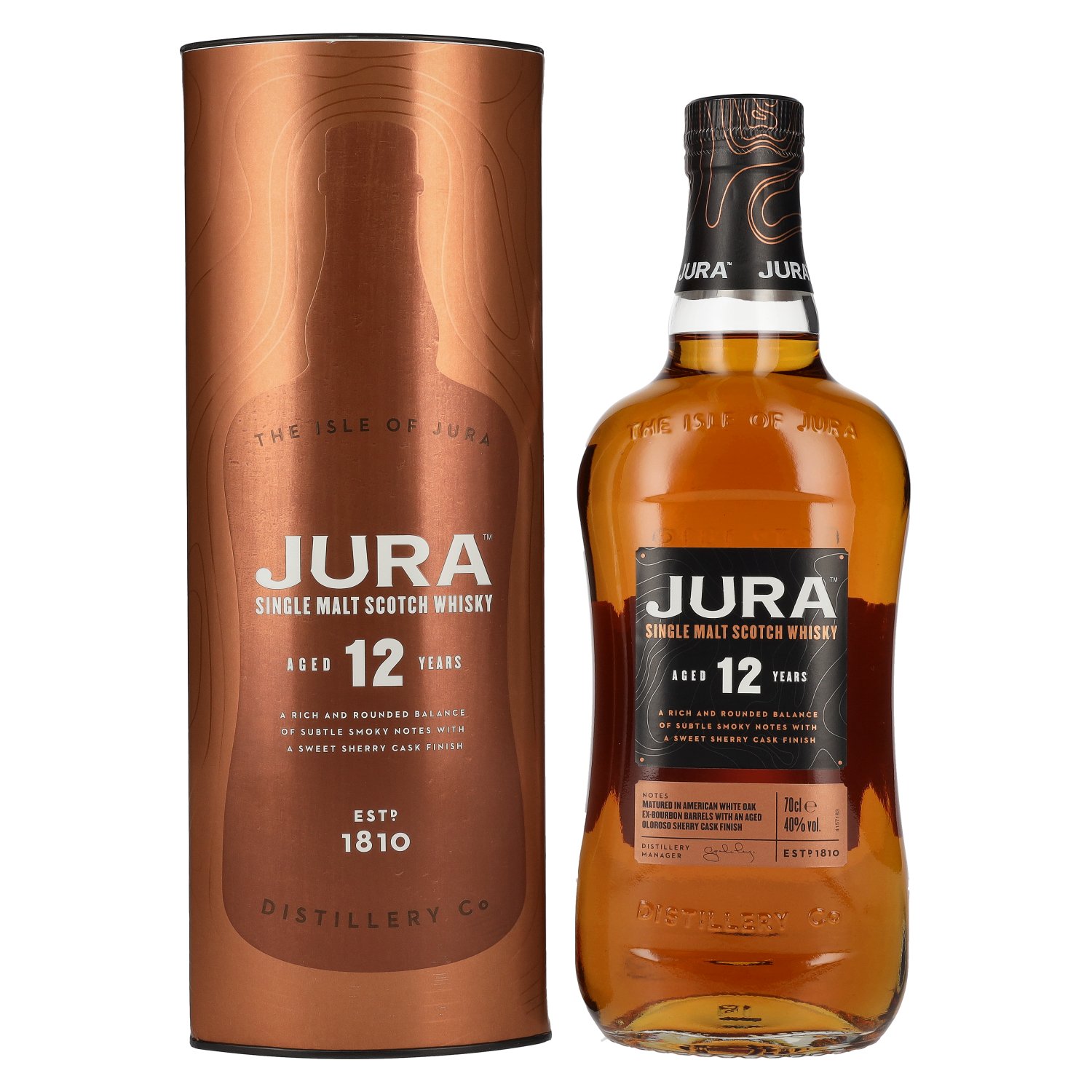 Isle of Jura 12y 40% 0,7 l (tuba)