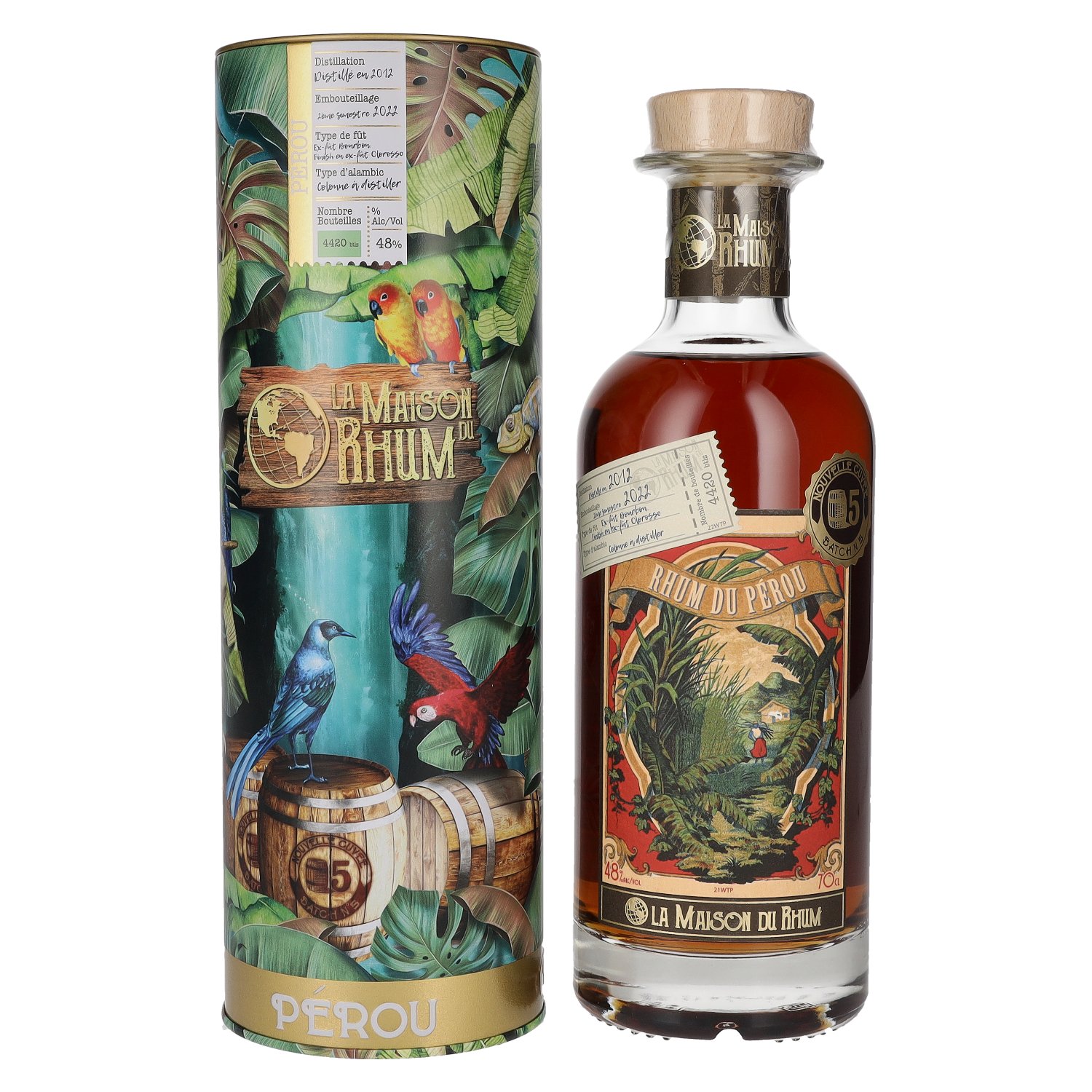 La Maison Du Rhum Peru 2012 No.5 48% 0,7L v tube