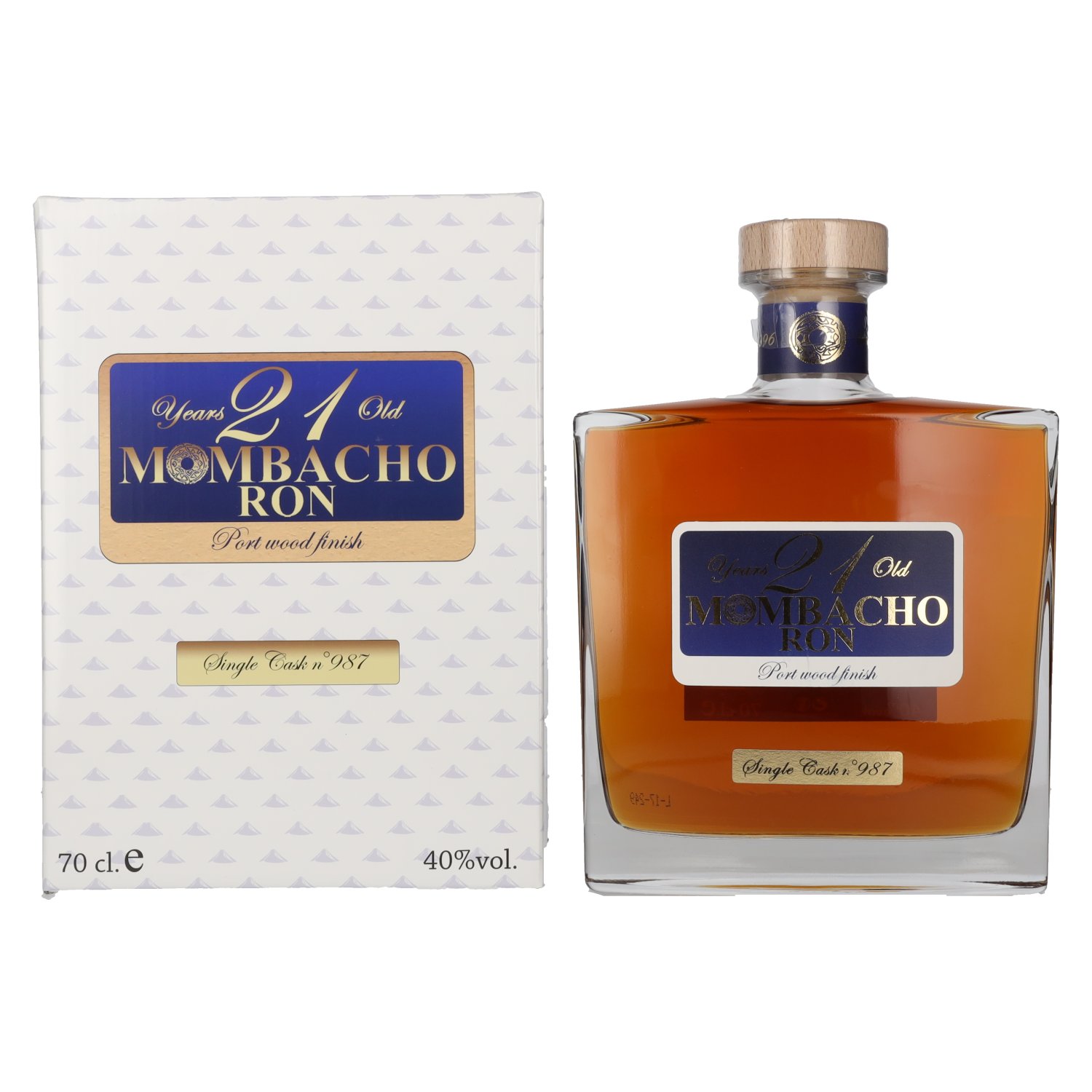 E-shop Mombacho Old Port Wood Finish 21y 40% 0,7L v kartóne