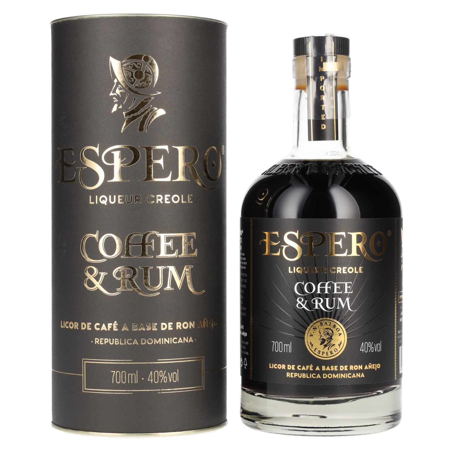 Ron Espero Coffee rum 40% 0,7L v tube