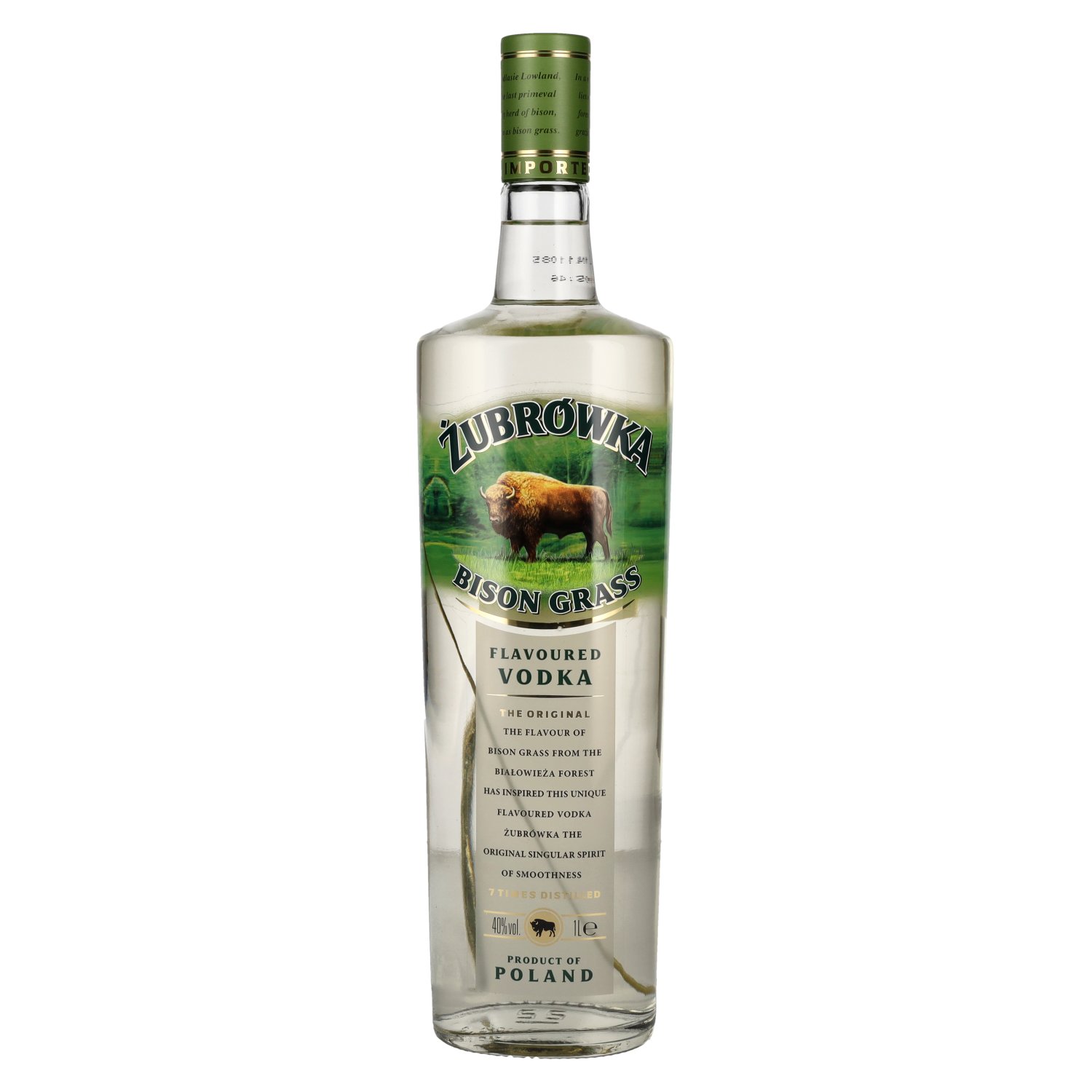 Zubrowka Bison Grass 40% 1L