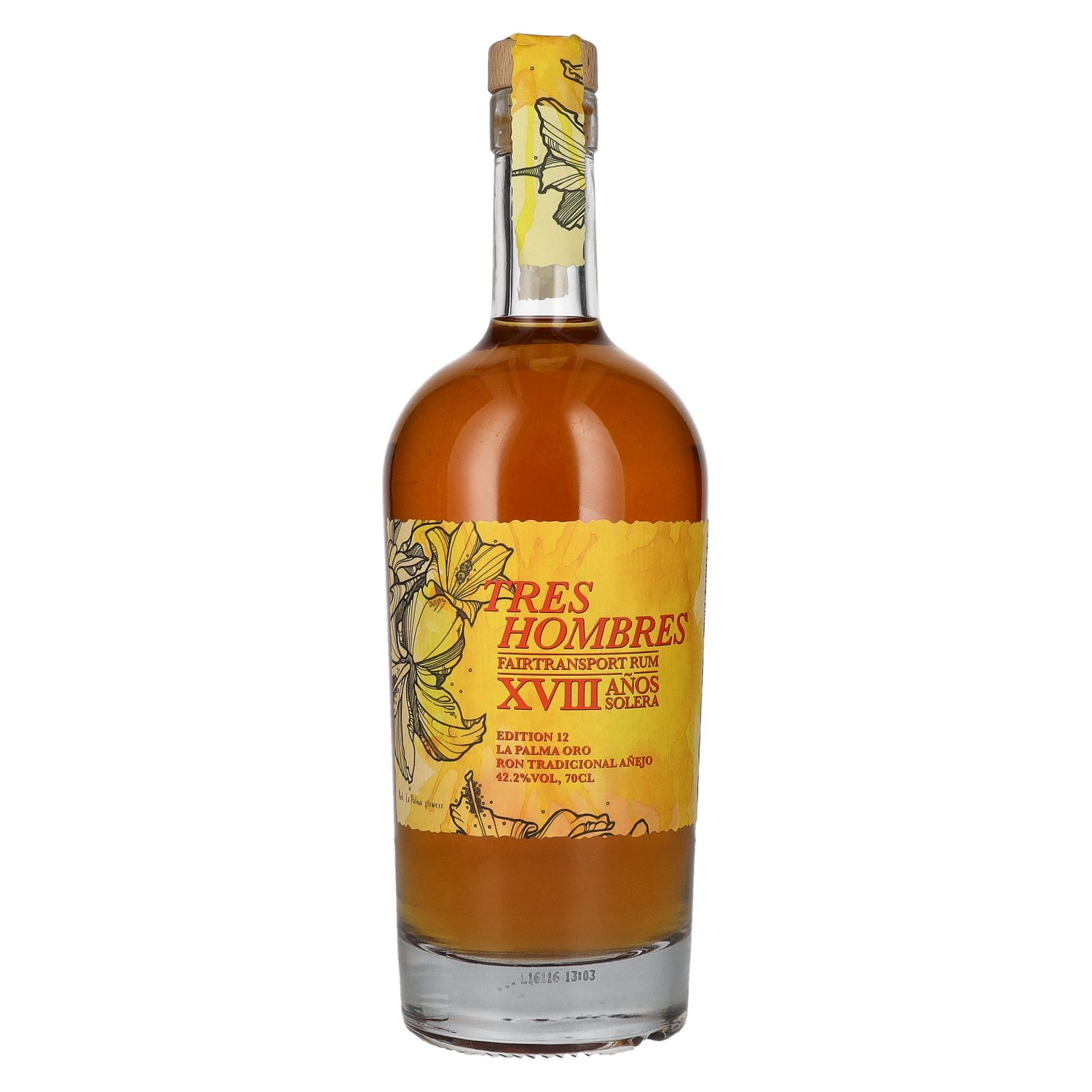 E-shop Tres Hombres La Palma Oro Edition 18y 42,2% 0,7L