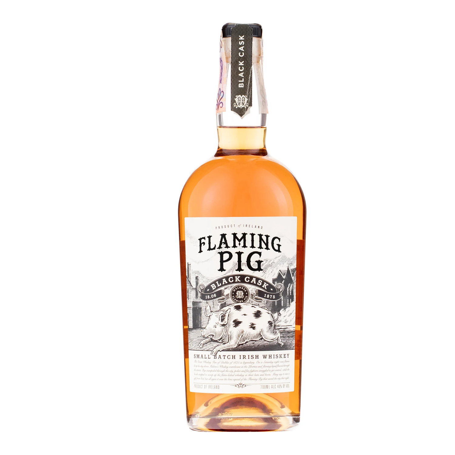 Flaming Pig Black Cask 40% 0,7L