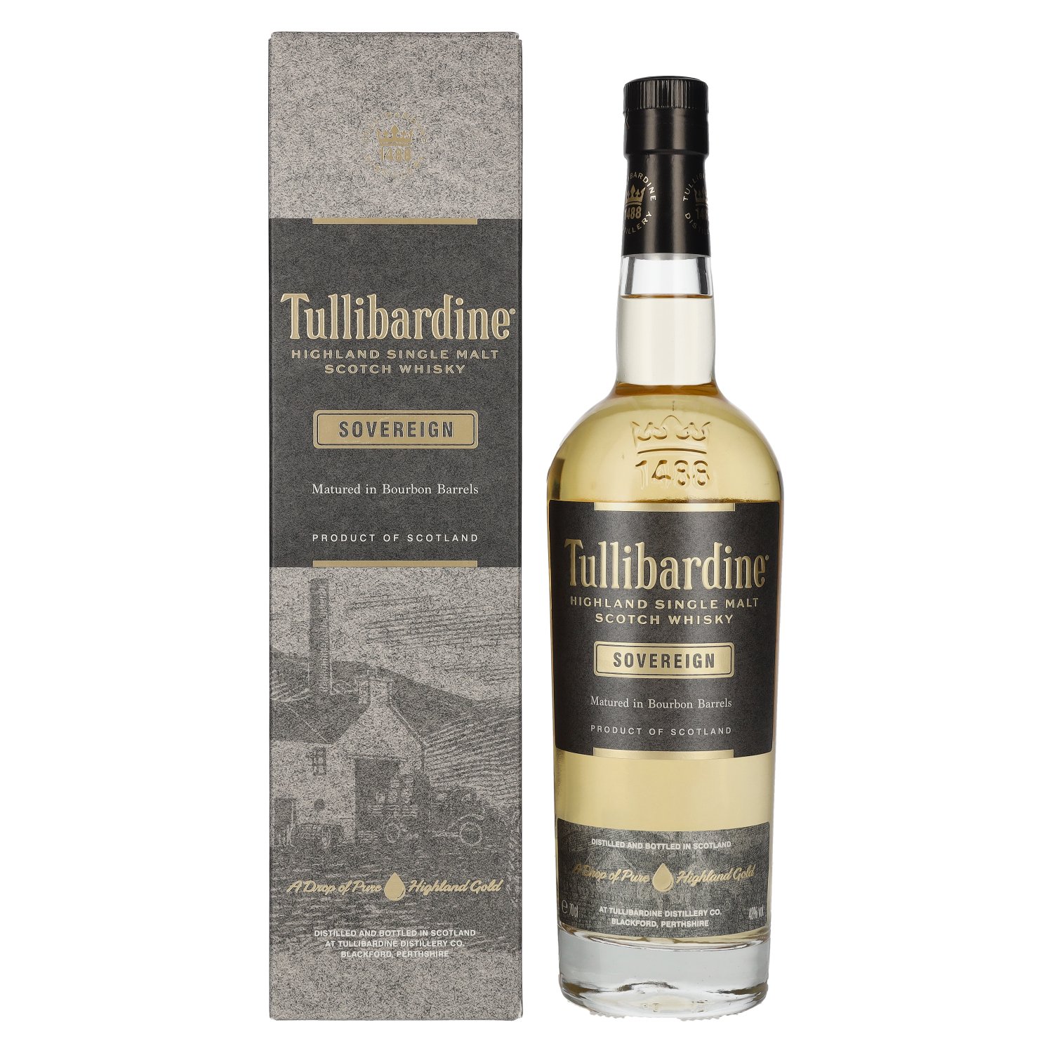 Tullibardine Sovereign Highland 43% 0,7L v kartóne