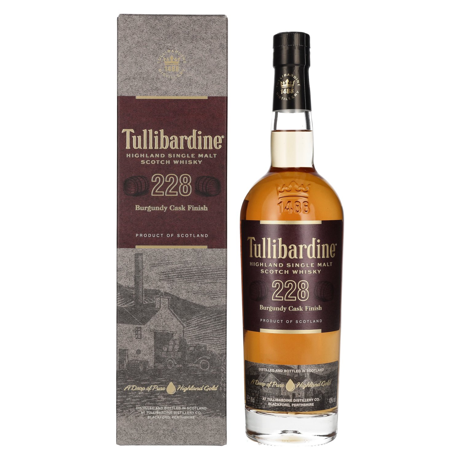 Tullibardine 228 Burgundy Finish 43% 0,7L v kartóne