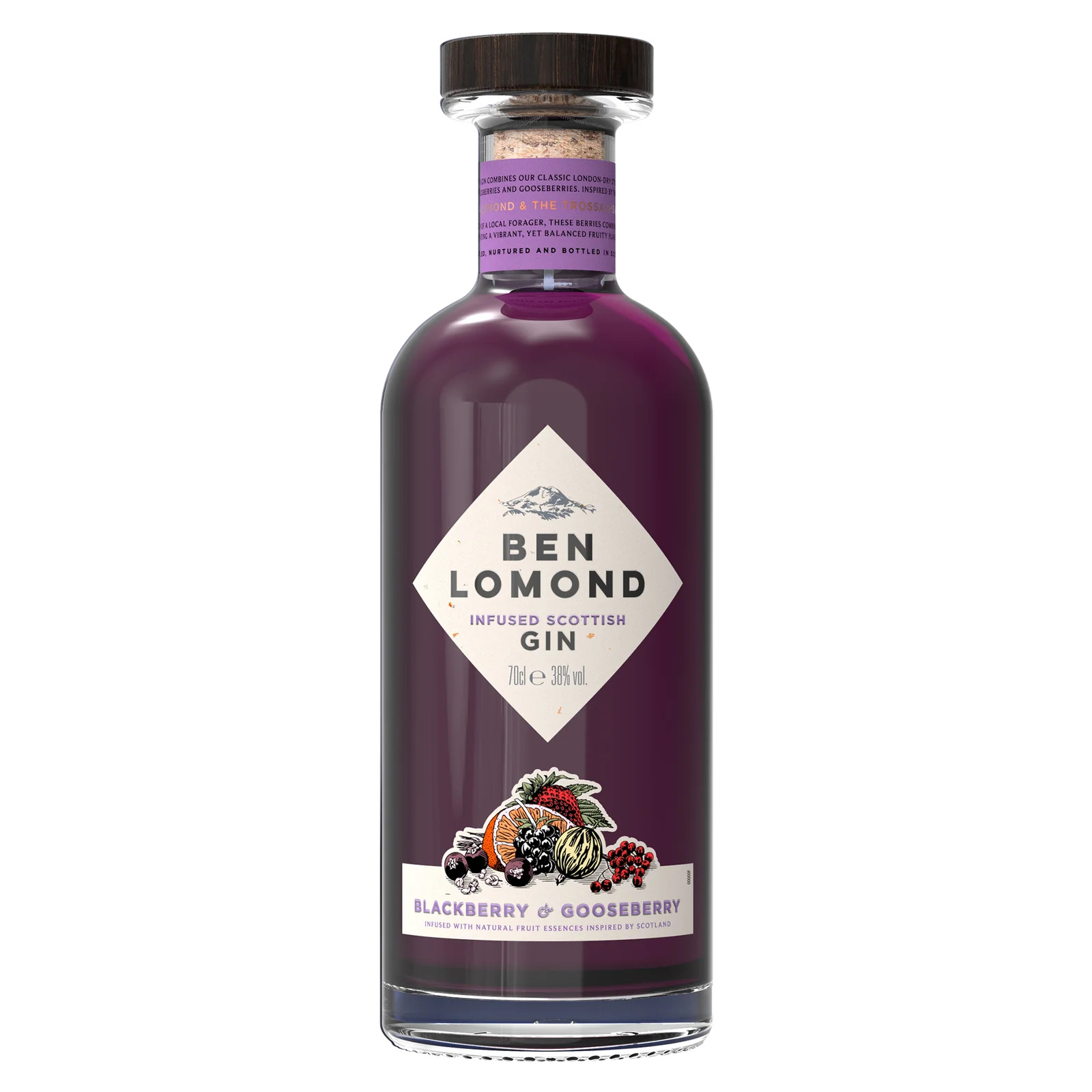 Ben Lomond Blackberry & Gooseberry Gin 38% 0,7L