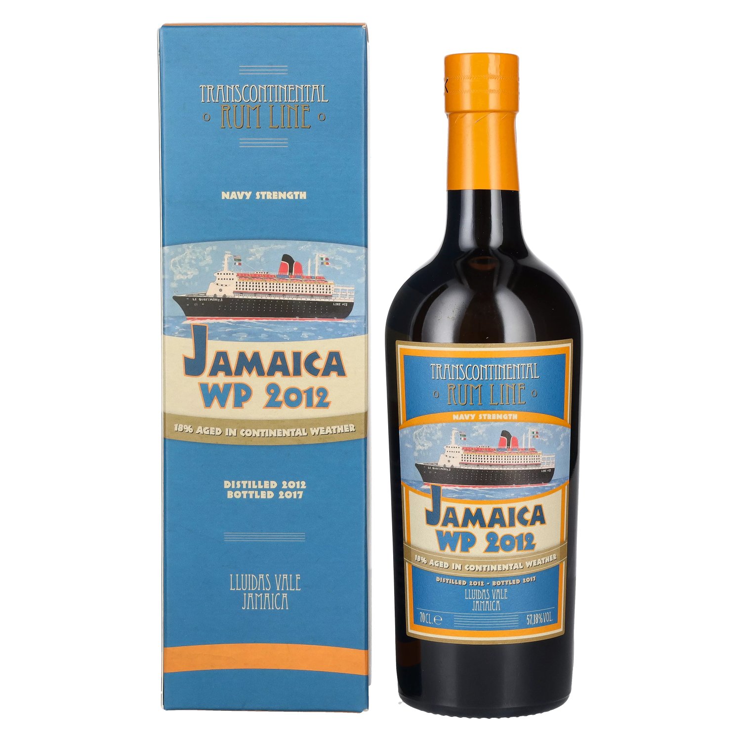 Transcontinental Rum Line WP Jamaica 2012 57,2% 0,7L v kartóne