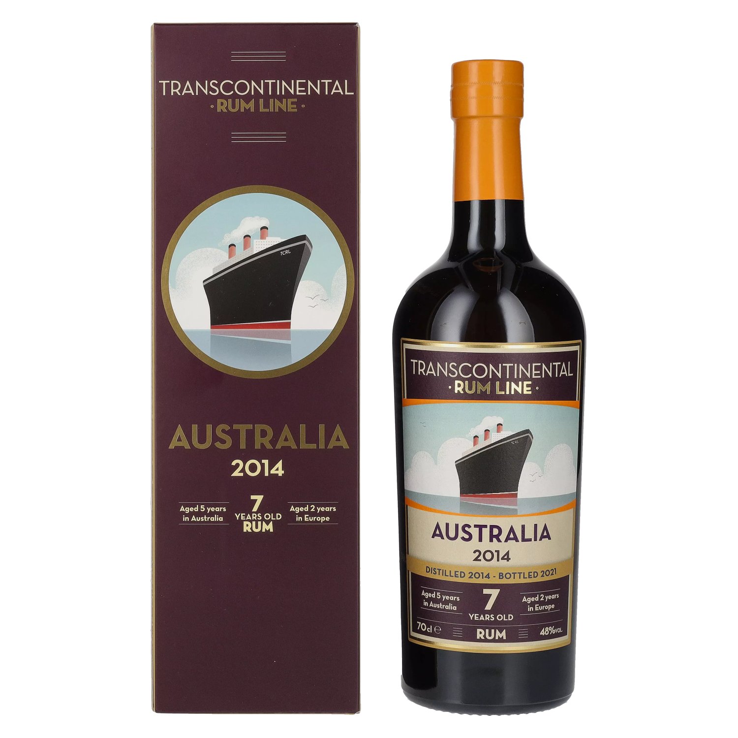 Transcontinental Rum Line Australia 2014 48% 0,7L v kartóne