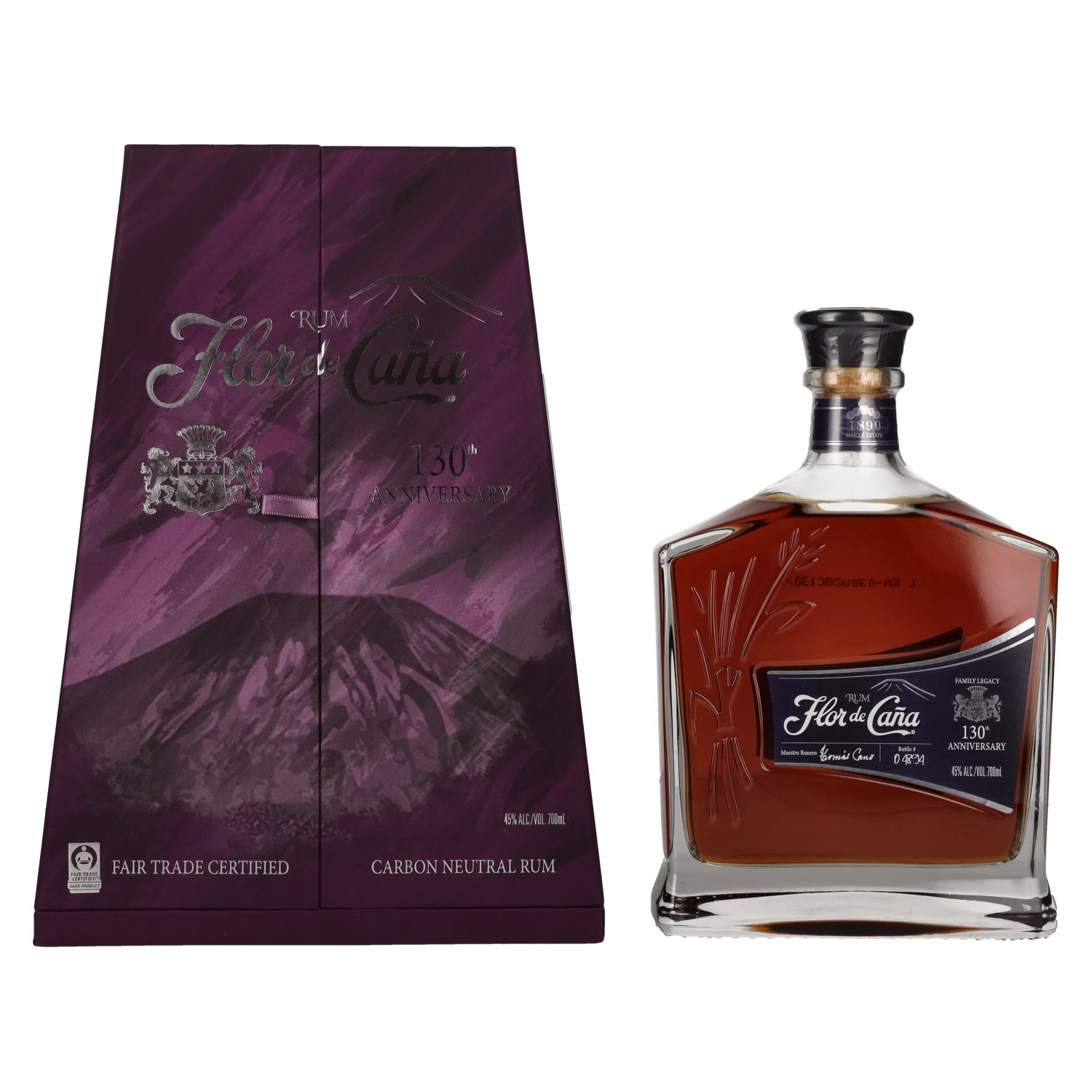 Flor de Cana 130th Anniversary Rum 45% 0,7L v kazete