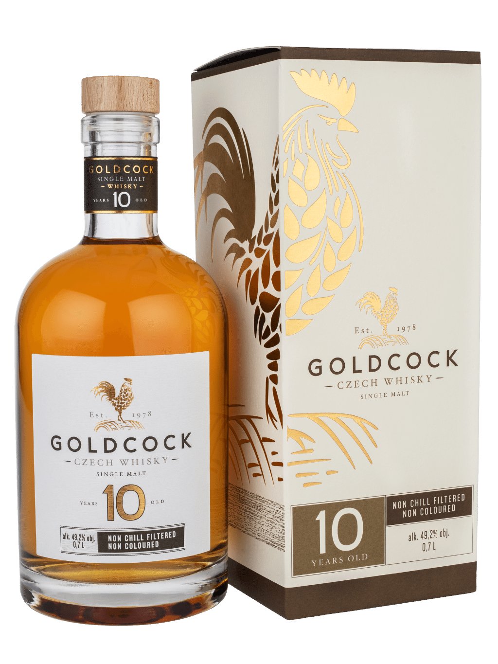 Gold Cock Goldcock 10y 49,2% 0,7L v kartóne