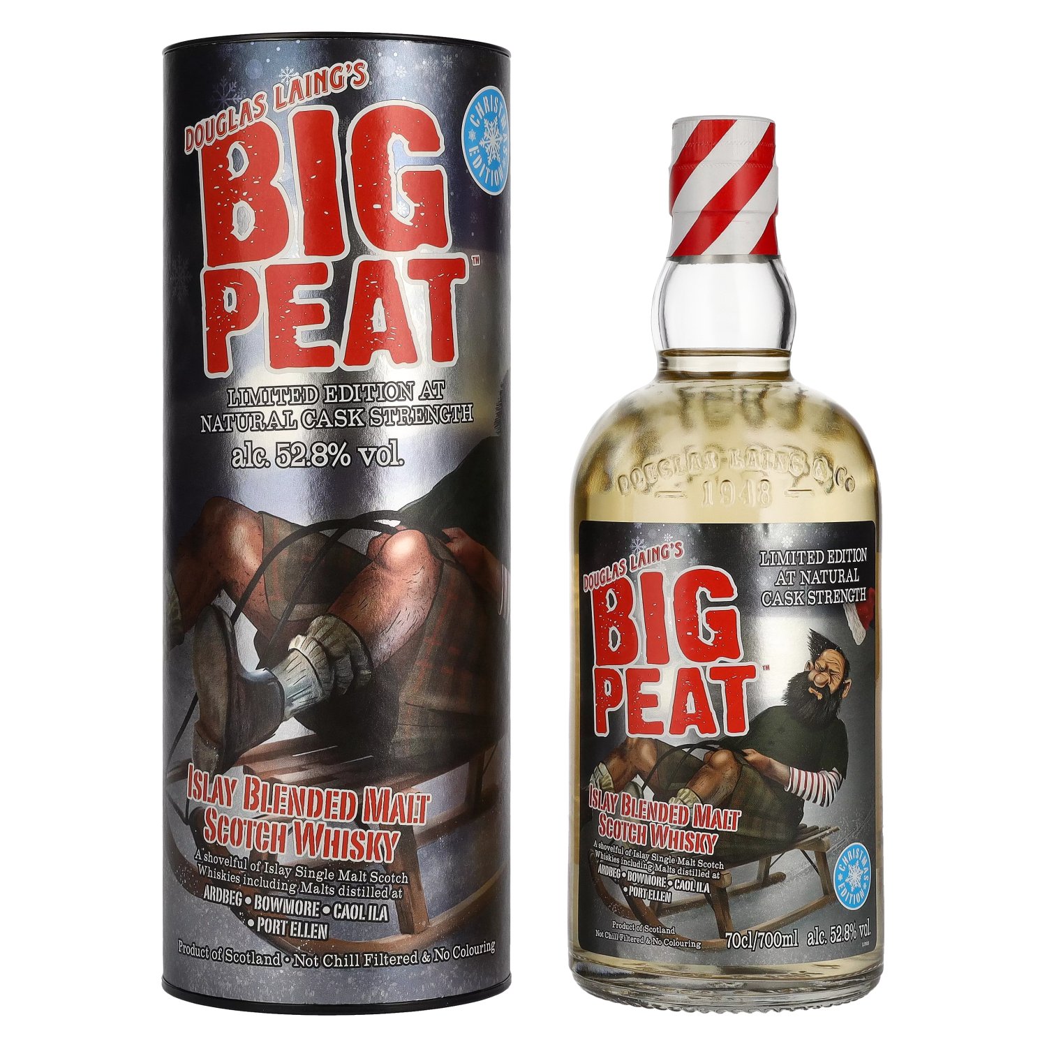 Douglas Laing BIG PEAT Christmas edition 2021 52,8% 0,7L v tube