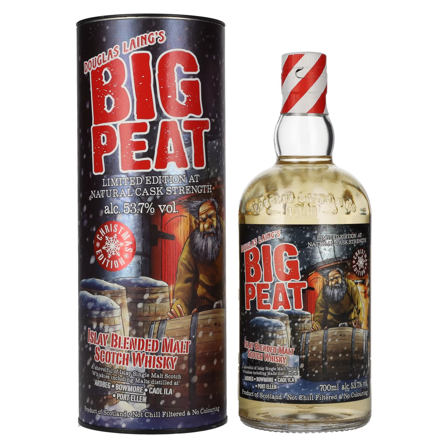 Douglas Laing BIG PEAT Christmas edition 2019 53,7% 0,7L v tube